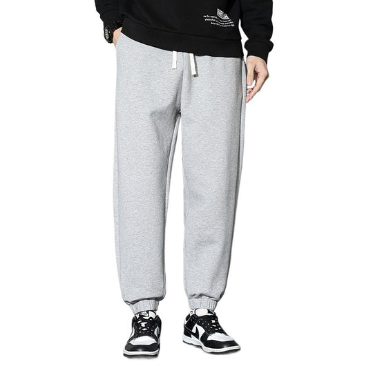 Herren lässige Sweatpants mit elastischem Bund und seitlichen Taschen EB