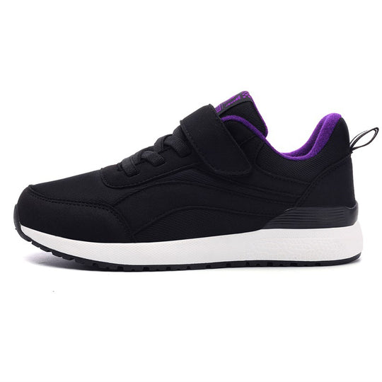 Damen Sportliche Sneakers mit praktischem Klettverschluss und gepolstertem Innenfutter EB