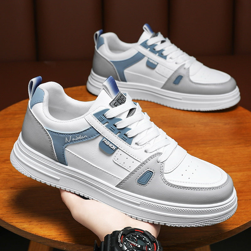 Damen Modische Sneakers mit strapazierfähigem Obermaterial und dämpfender Sohle EB