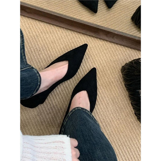 Damen elegante Slipper mit schönem Schleifendetail EB