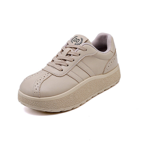 Damen Komfortable Sneaker mit dicker Laufsohle und elegantem Design EB