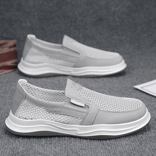 Damen Atmungsaktive Slip-On Sneakers im modernen Design mit rutschfester Sohle EB