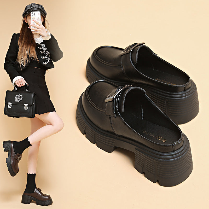 Damen modische Clogs mit robustem Design und verstellbarem Riemchen EB