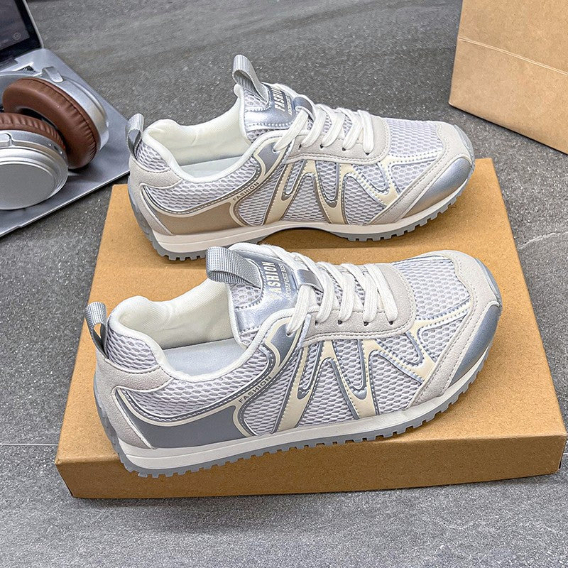 Damen Atmungsaktive Laufschuhe mit rutschfester Sohle und sportlichem Design EB