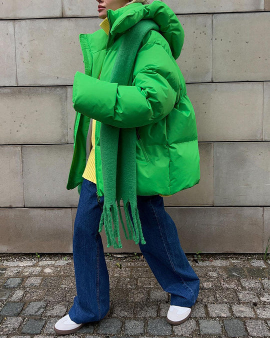 EB | Schönheit Kapuze Lockere Baumwolljacke