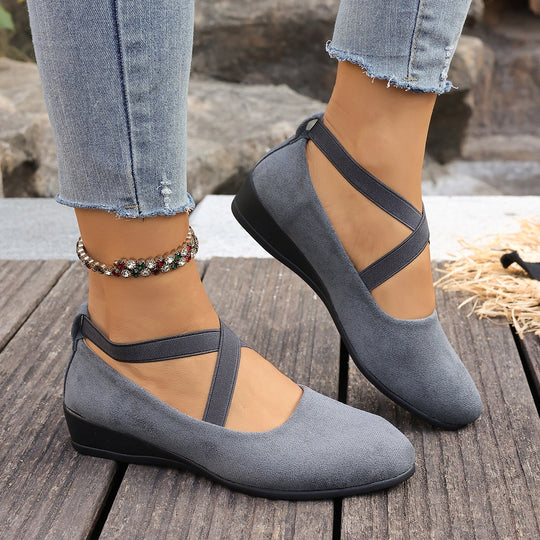 Damen Halbschuhe mit elegantem Riemendesign EB