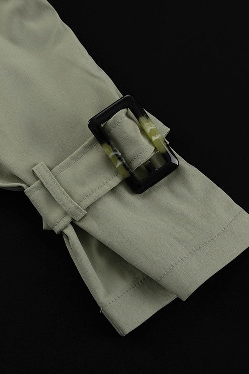 EB | Knopfdetail Gekürzte Jacke & Minirock-Set