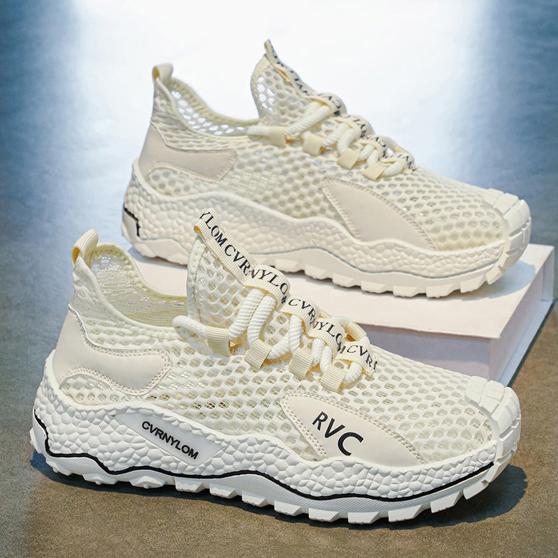 Damen Atmungsaktive Freizeit-Sneaker mit strukturiertem Obermaterial EB