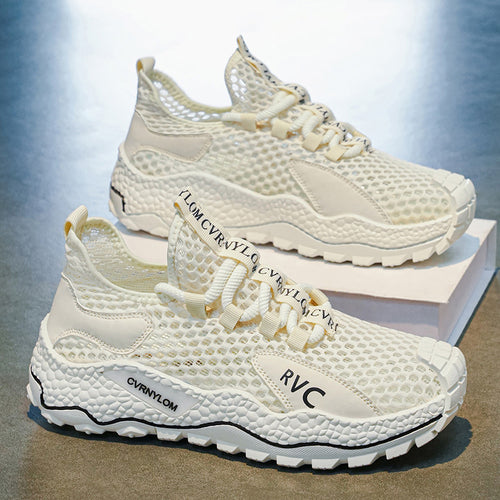 Damen Atmungsaktive Mesh-Sneaker mit rutschfester Sohle EB