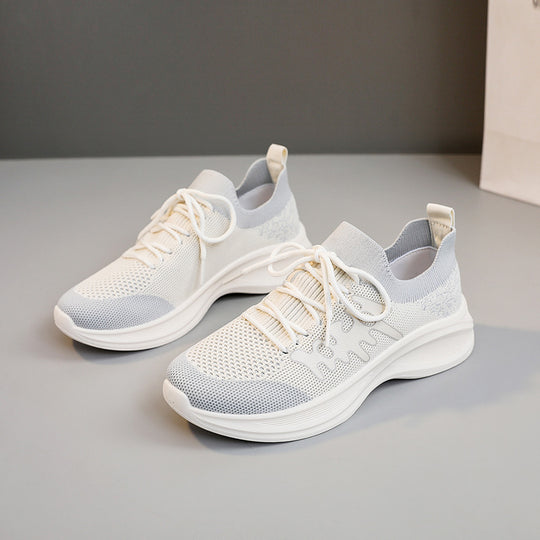 Damen Sportliche Laufschuhe mit atmungsaktivem Mesh-Obermaterial und flexiblem Sohlenprofil EB