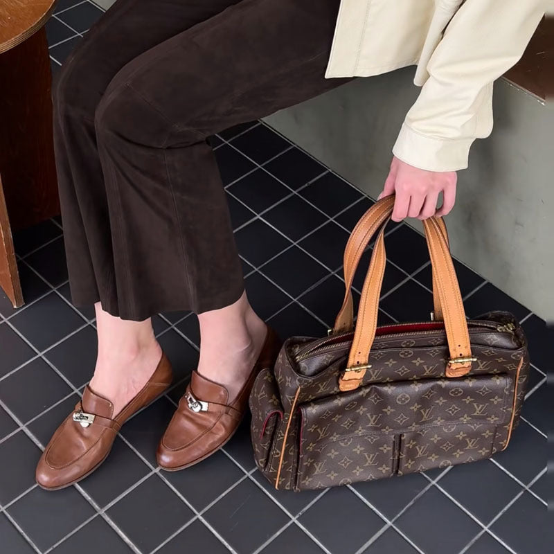 Damen Elegante Mokassins mit modischem Schnallen-Detail EB