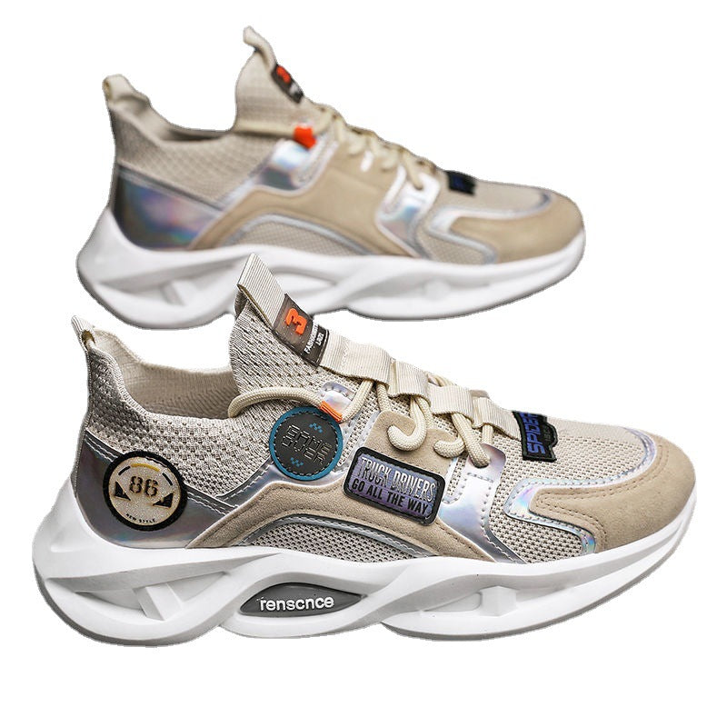 Damen Sportliche Multifunktionssneaker mit reflektierendem Obermaterial und optimaler Dämpfung EB