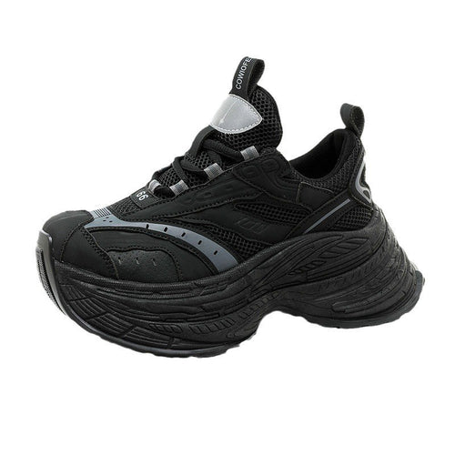 Damen Sportliche Sneakers mit dämpfender Profilsohle und innovativer Mesh-Oberfläche EB