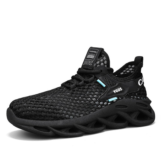 Damen Sportliche Sneakers mit atmungsaktiver Mesh-Oberfläche und flexibler Sohle EB