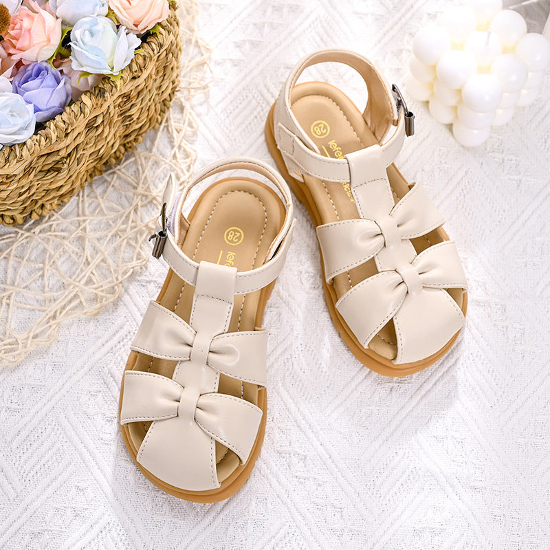 Damen Komfortable Sandalen mit Schleifen EB