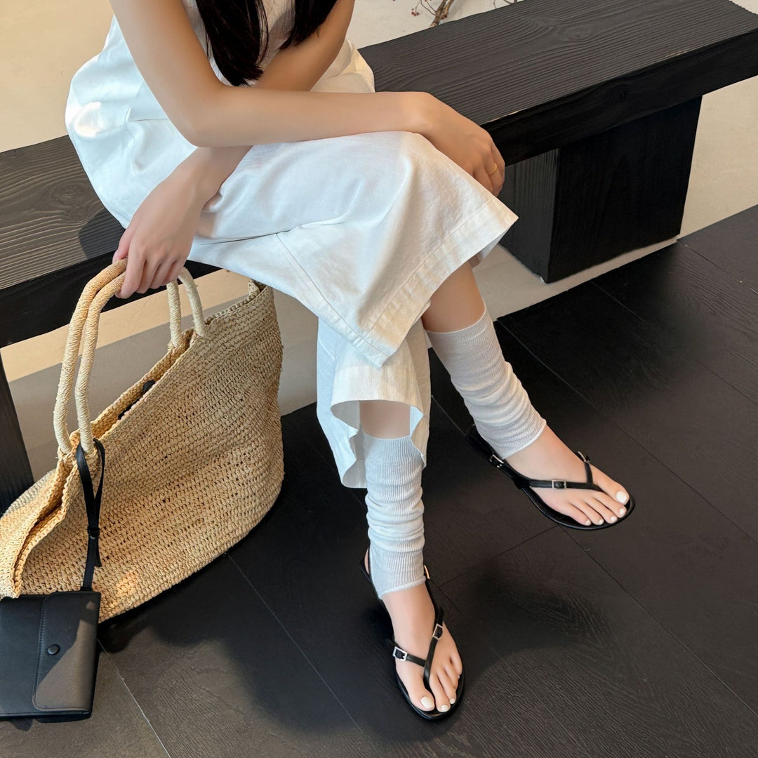 Damen Elegante Riemensandaletten mit modischem Glanz und komfortablem Fußbett EB
