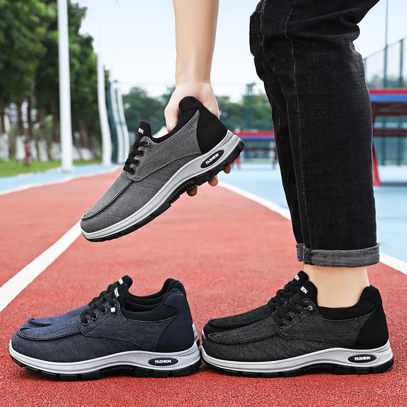 Herren nan robuster Freizeit-Outdoor-Sneaker mit verstärkter Zehenkappe, profilierter Gummilaufsohle und stoßdämpfender EVA-Zwischensohle EB