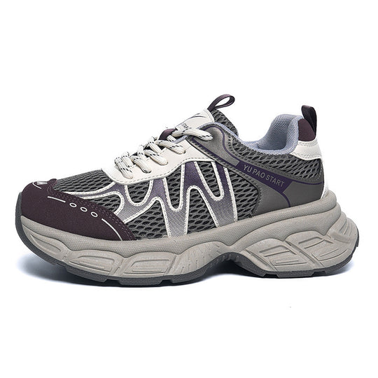 Damen Sportliche Sneakers mit atmungsaktiver Mesh-Oberfläche und rutschfester Sohle EB 1771155244