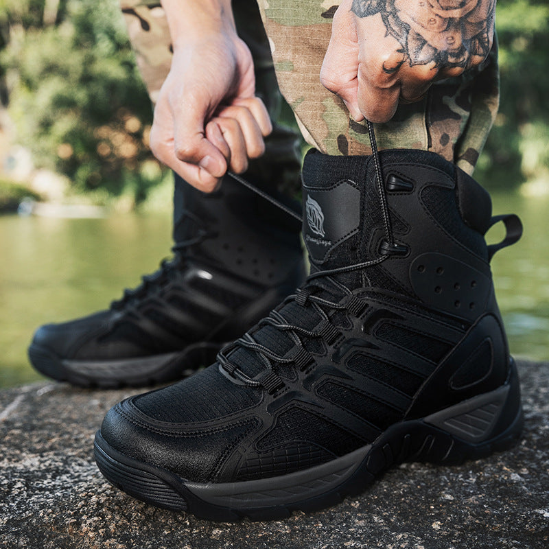 Herren Hochgeschnittene Multifunktionsstiefel mit rutschfester Sohle und atmungsaktivem Obermaterial EB