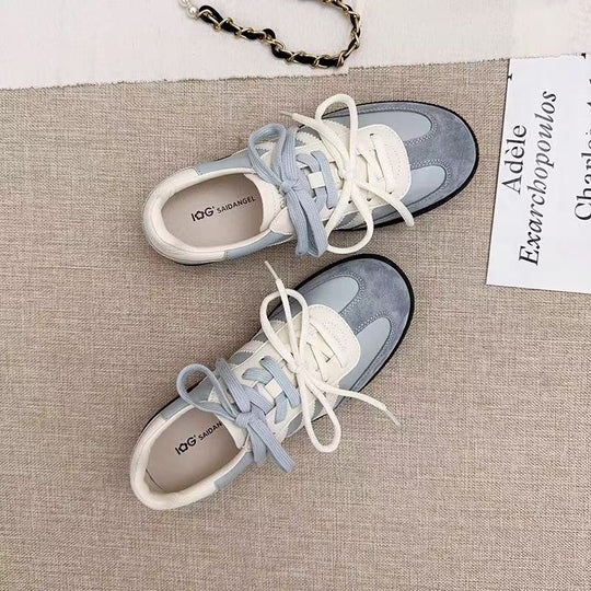 Damen Sportliche Sneaker mit atmungsaktivem Mesh-Obermaterial und dämpfender Zwischensohle EB