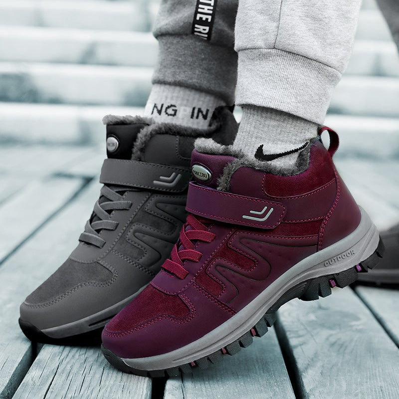 Damen Winterliche Trekkingstiefel mit rutschfester Sohle und isolierendem Futter EB