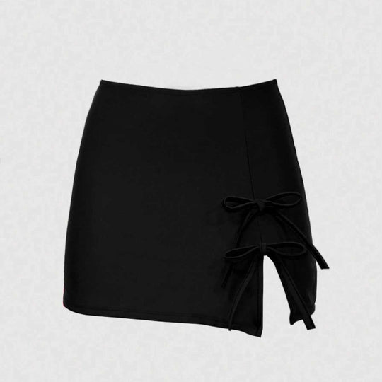 Damen Strandrock mit seitlichem Knoten-Detail EB