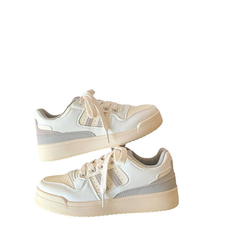 Damen Sneaker mit sportlicher Steppung und rutschfester Sohle EB