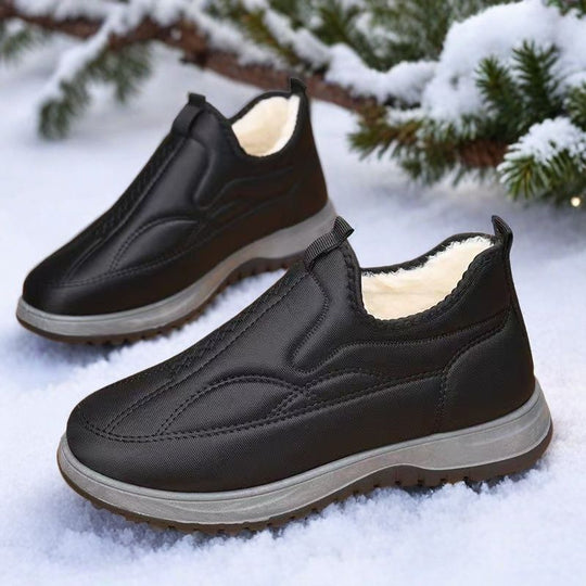 Damen Gefütterte Winter-Sneakers mit rutschfester Sohle und atmungsaktivem Obermaterial EB