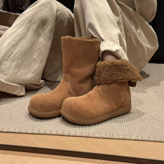Damen Winterboots mit kuscheligem Innenfutter und rutschfester Sohle EB