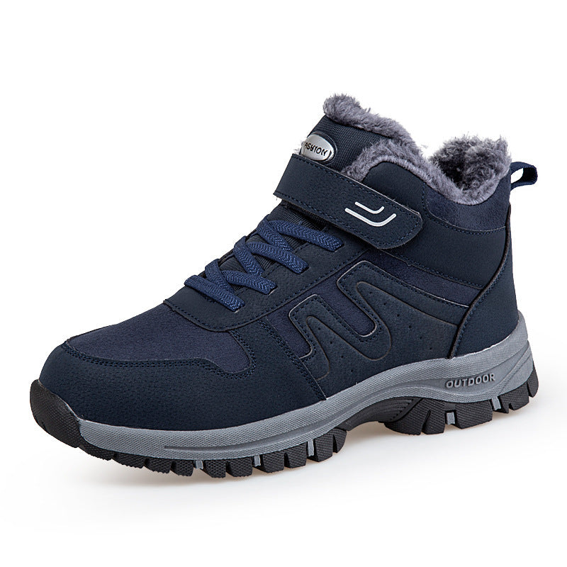 Damen Winterstiefel mit praktischem Klettverschluss und isolierender Innensohle EB