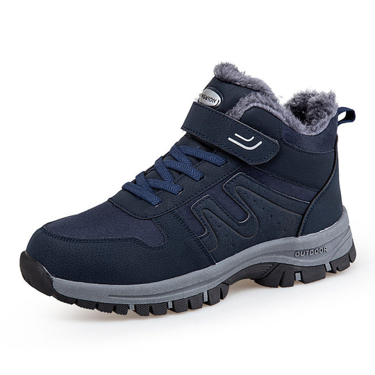 Damen Winterstiefel mit praktischem Klettverschluss und isolierender Innensohle EB