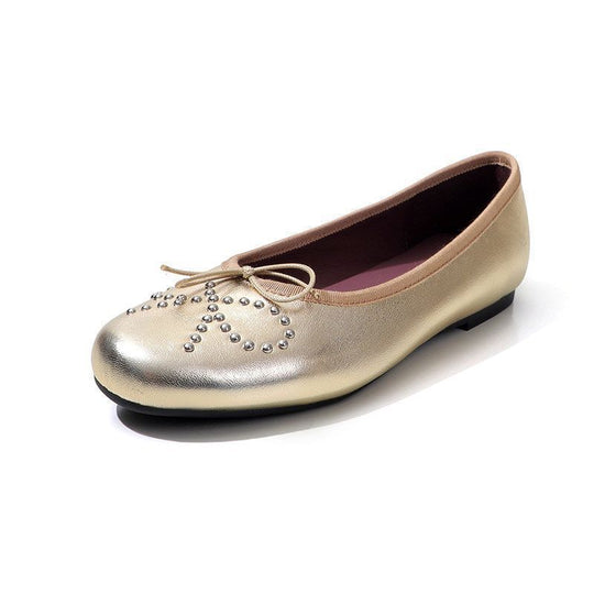 Damen Ballerinas mit funkelnden Strassdetails EB