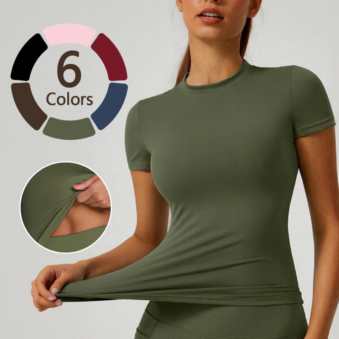 Damen Sportliches Funktionsshirt mit nahtloser Passform EB