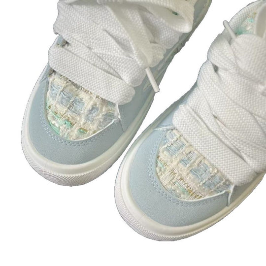 Damen modische Sneakers mit einzigartiger Textur und komfortabler Sohle EB