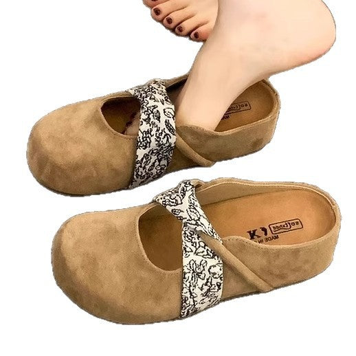 Damen Komfortable Clogs mit modischem Riemendesign EB