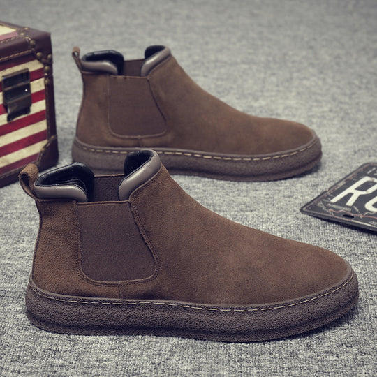 Damen Chelsea Boots mit eleganter Wildleder-Oberfläche EB