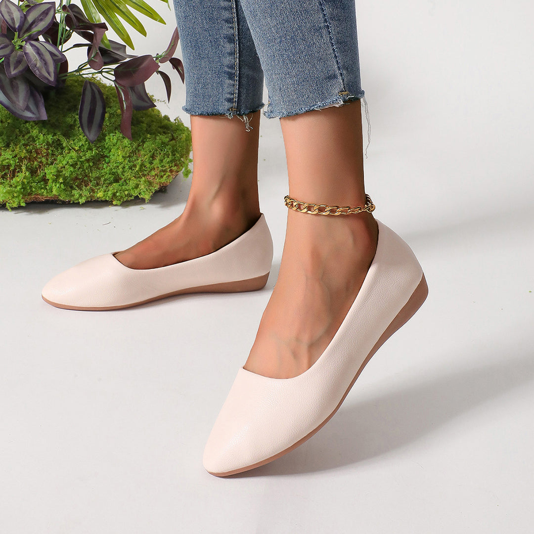 Damen Elegante Ballerinas mit zeitlosem Design und weichem Obermaterial EB