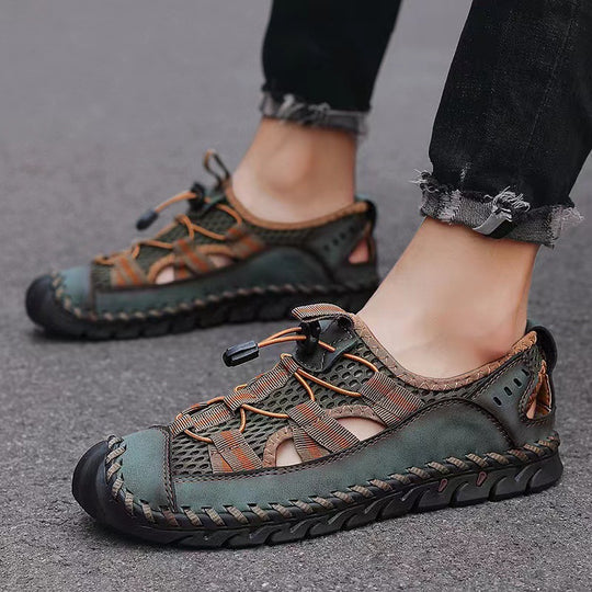Damen Sportliche Outdoor-Sandalen mit atmungsaktivem Mesh und rutschfester Sohle EB
