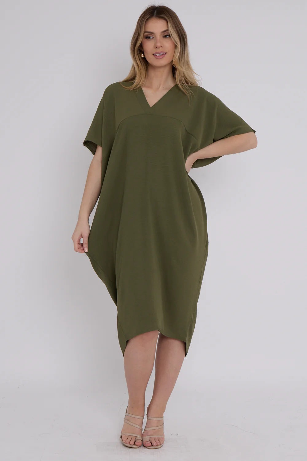 Damen Übergröße Sommerkleid EB