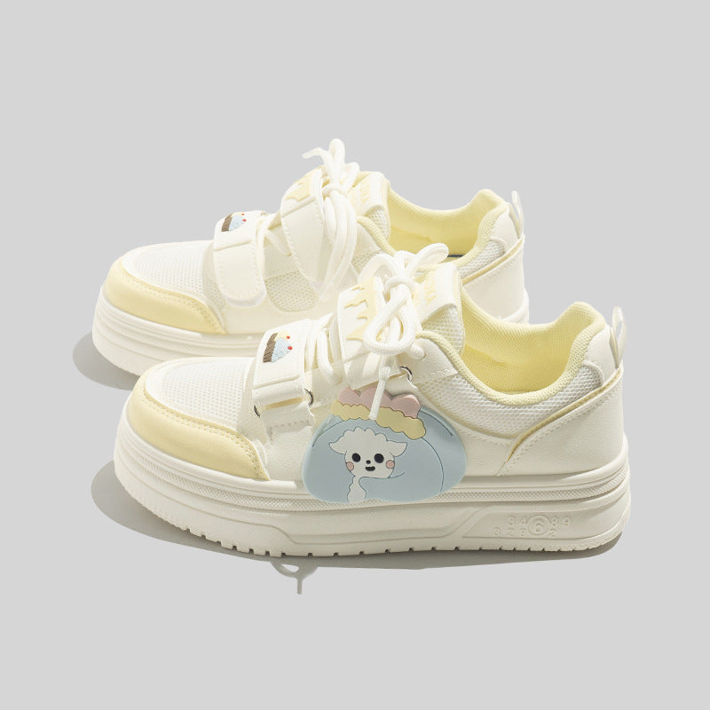 Damen Sneakers mit niedlichem Tiermotiv und ergonomischem Design EB
