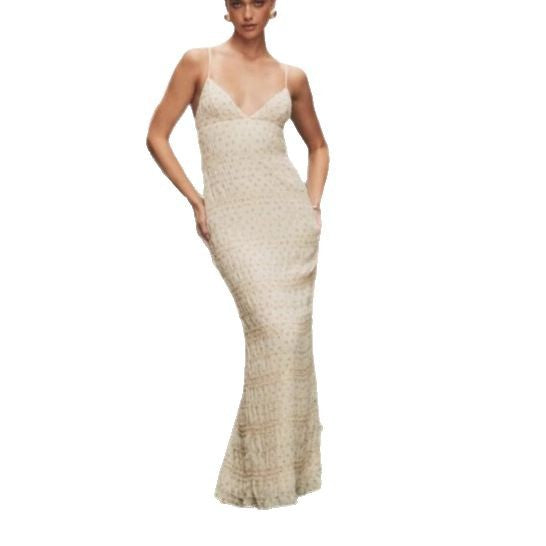 Damen elegantes Maxikleid EB