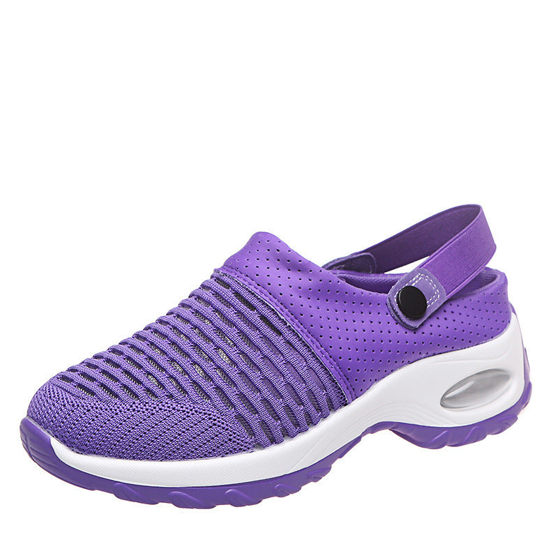 Damen bequeme Mesh-Sneaker mit ergonomischem Fußbett EB