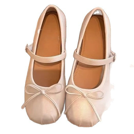 Damen Ballerina-Schuhe mit dekorativem Riemchen und komfortablem Fußbett EB