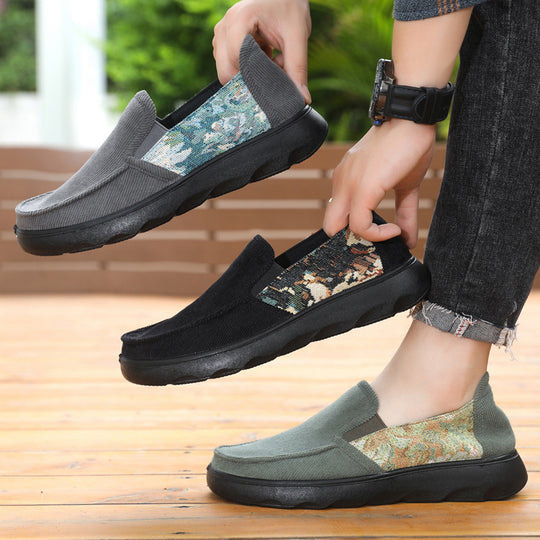 Damen Elegante Slip-On Freizeitschuhe mit atmungsaktivem Obermaterial und rutschfester Sohle EB