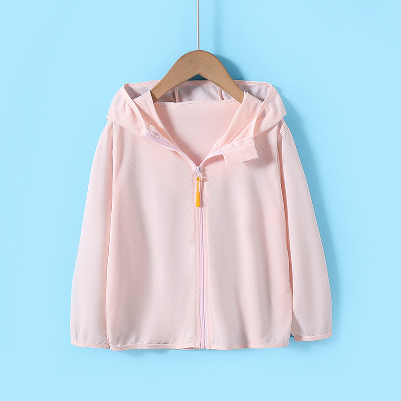 Unisex nan leichte UV-Schutz Kapuzenjacke mit durchgehendem Reißverschluss und atmungsaktivem Meshfutter EB