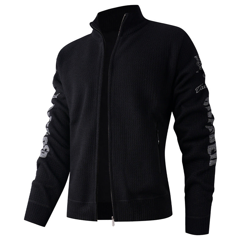 Herren gesteppte Freizeitjacke mit hohem Kragen und modernem Innenfutter EB