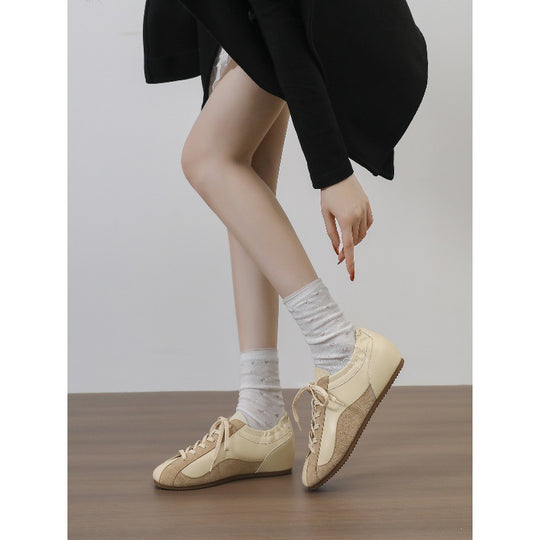 Damen Sportliche Sneaker mit hochwertigem Wildleder-Obermaterial EB