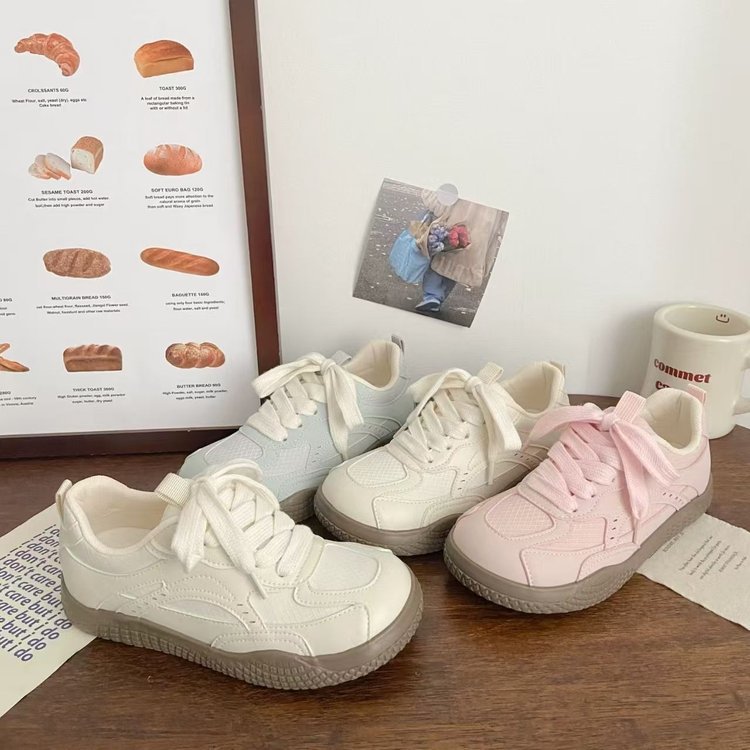 Damen Klassische Sneaker mit rutschfester Gummisohle und atmungsaktivem Obermaterial EB