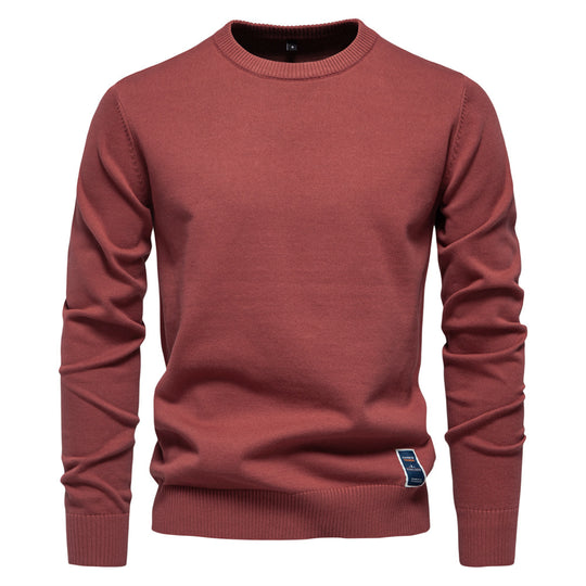 Herren Strickpullover aus hochwertiger Baumwollmischung mit angenehmer Passform EB
