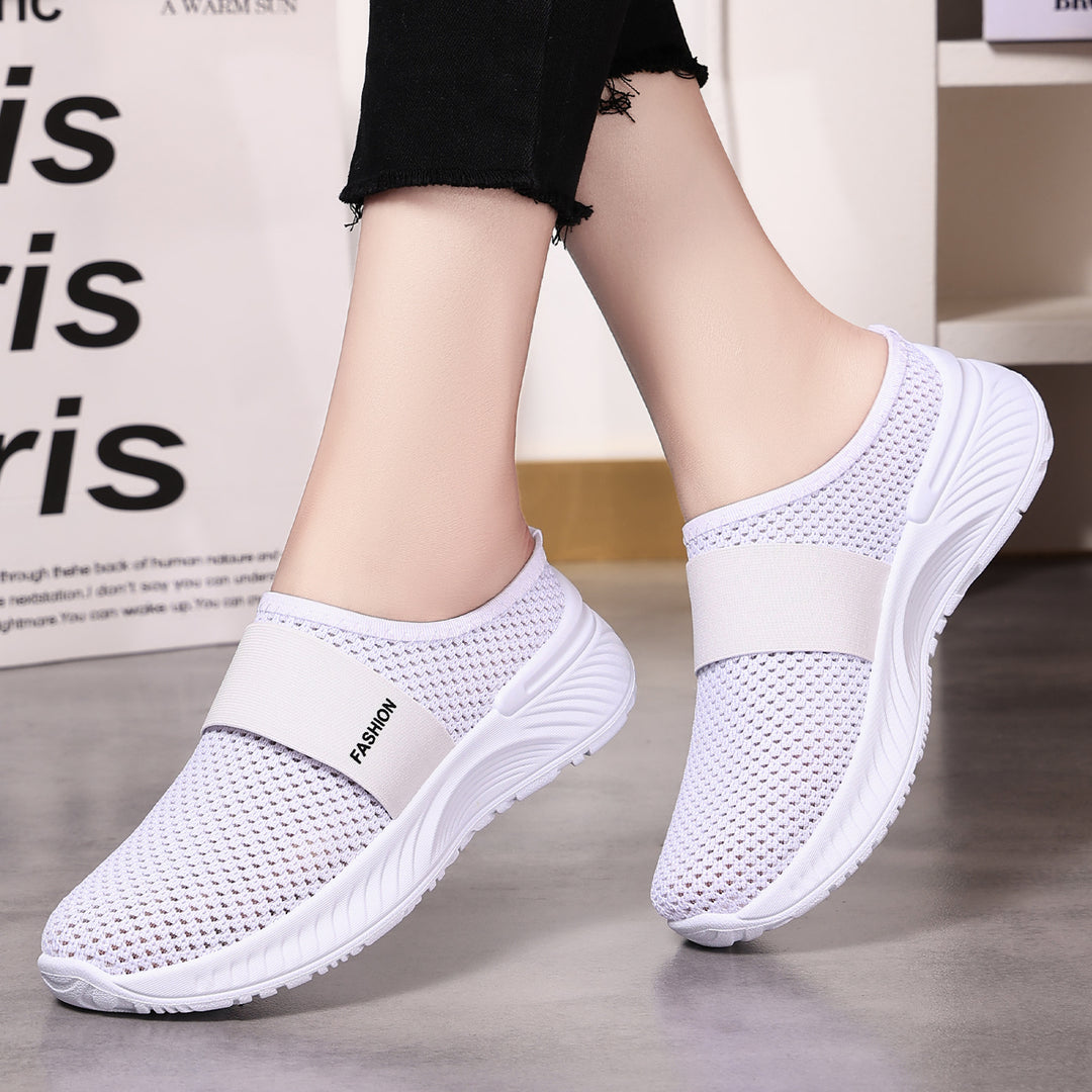 Damen Komfortable und atmungsaktive Slip-On Freizeitschuhe EB